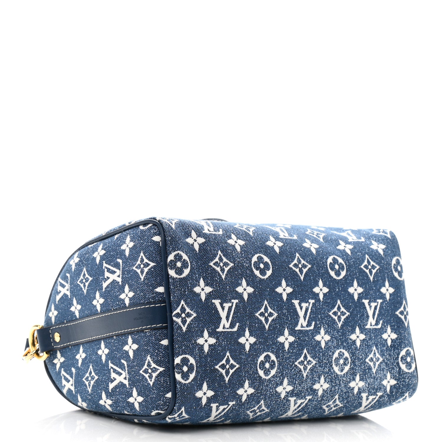 Louis Vuitton Monogram Jacquard Denim Speedy Bandouliere 25 Bleu 4 of 11