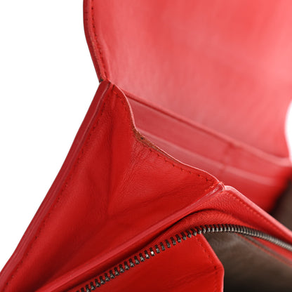 Bottega Veneta Nappa Intrecciato Continental Wallet Red 11 of 19