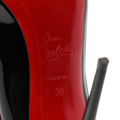 Christian Louboutin Patent So Kate 100 Pumps 36 Black 7 of 9