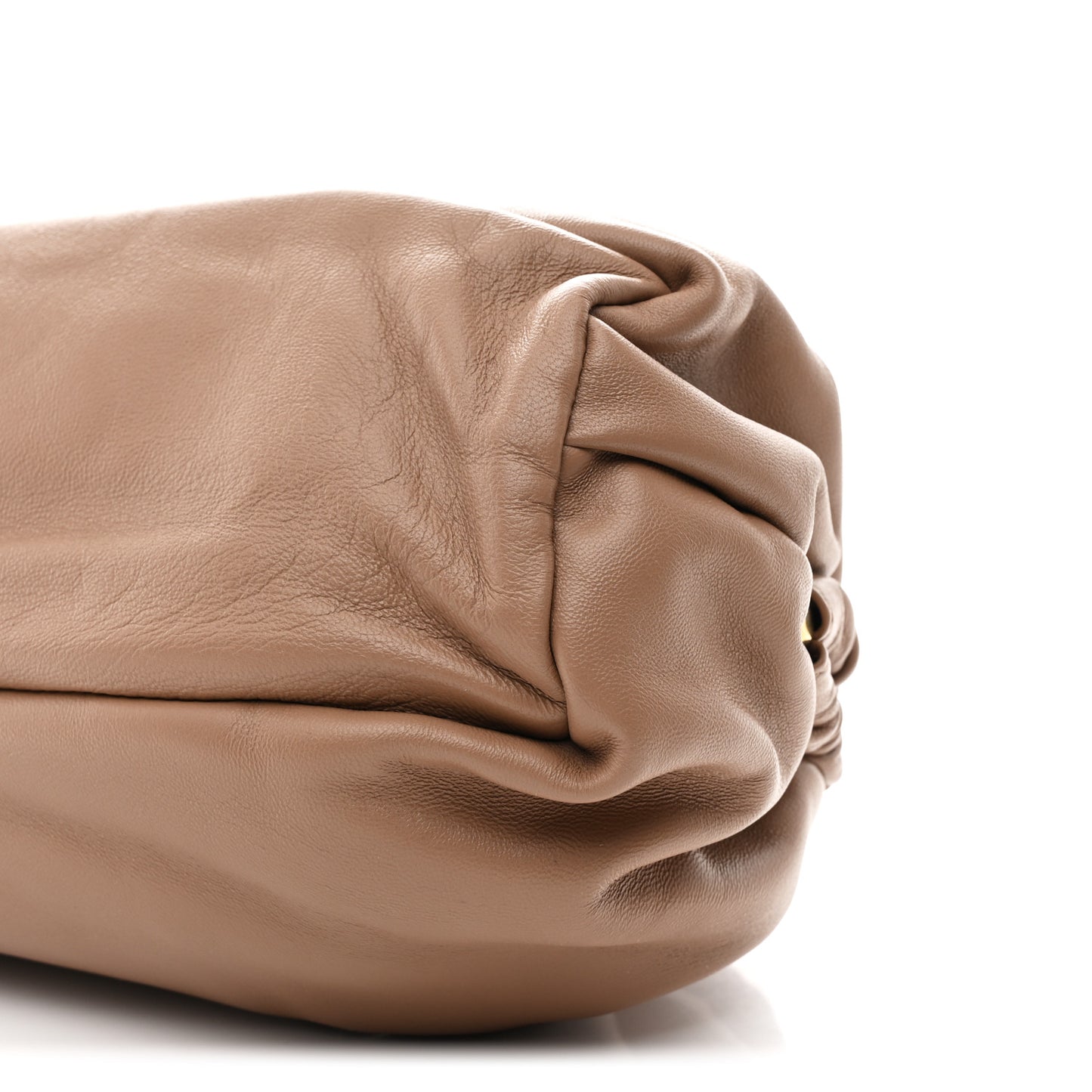 Lambskin Cloud Clutch Biscotto