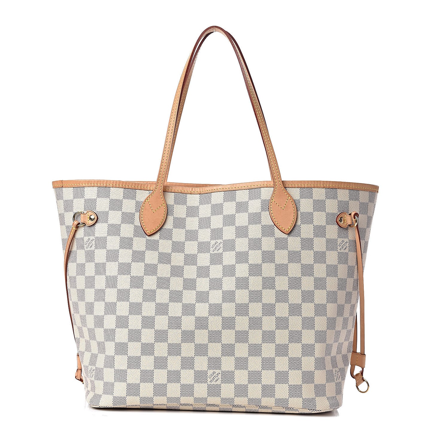 Damier Azur Neo Neverfull MM Rose Ballerine