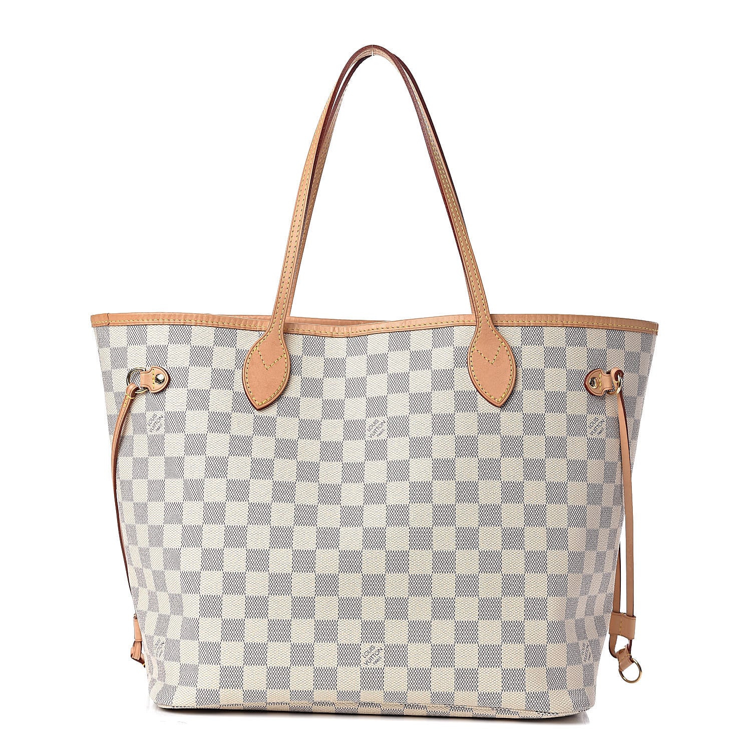 Louis Vuitton Damier Azur Neo Neverfull MM Rose Ballerine 3 of 13