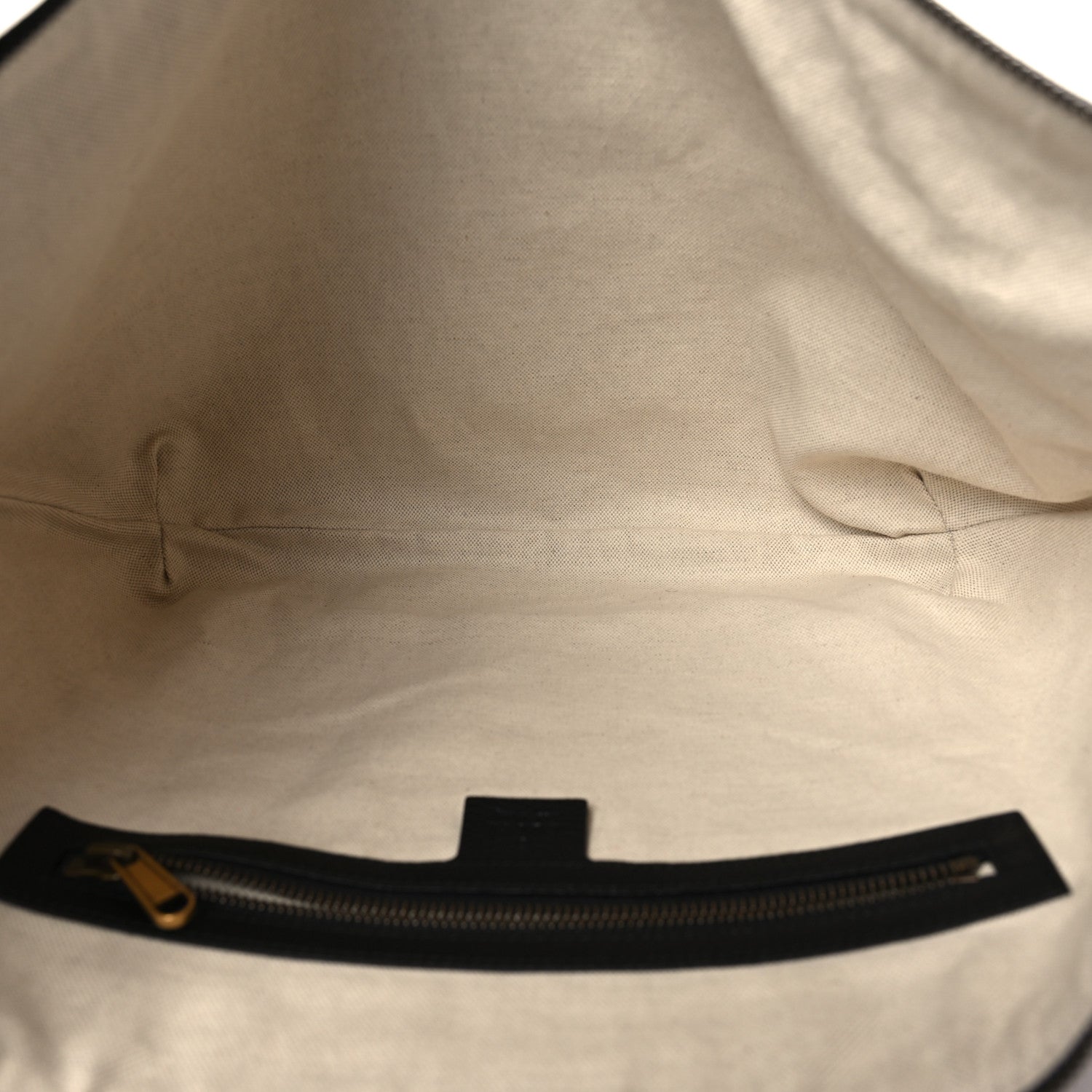 Gucci Grained Calfskin Logo Half Moon Hobo Black 5 of 9