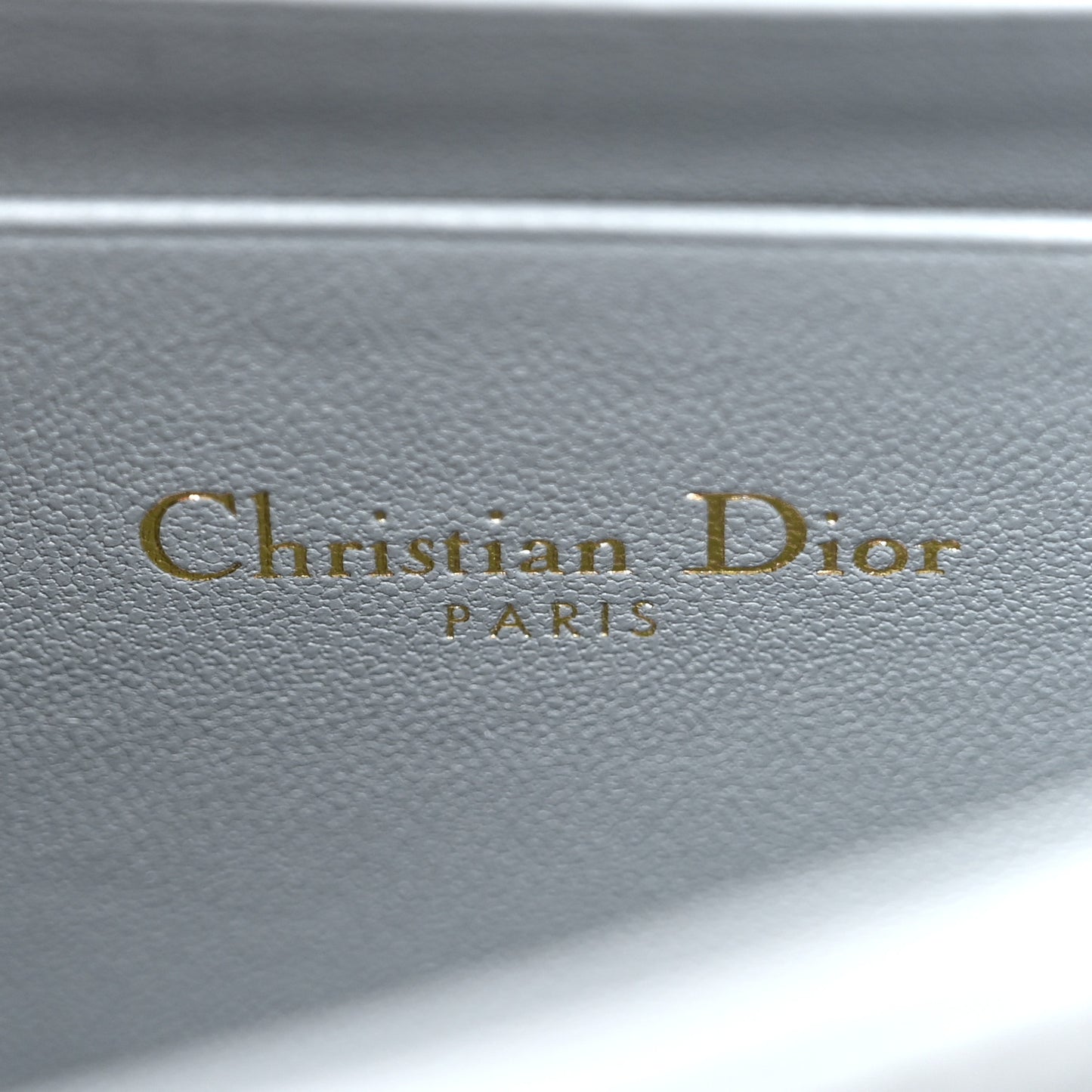 Lambskin Cannage Mini My Dior Top Handle Clutch Cloud Blue