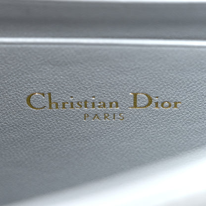 Christian Dior Lambskin Cannage Mini My Dior Top Handle Clutch Cloud Blue 6 of 13