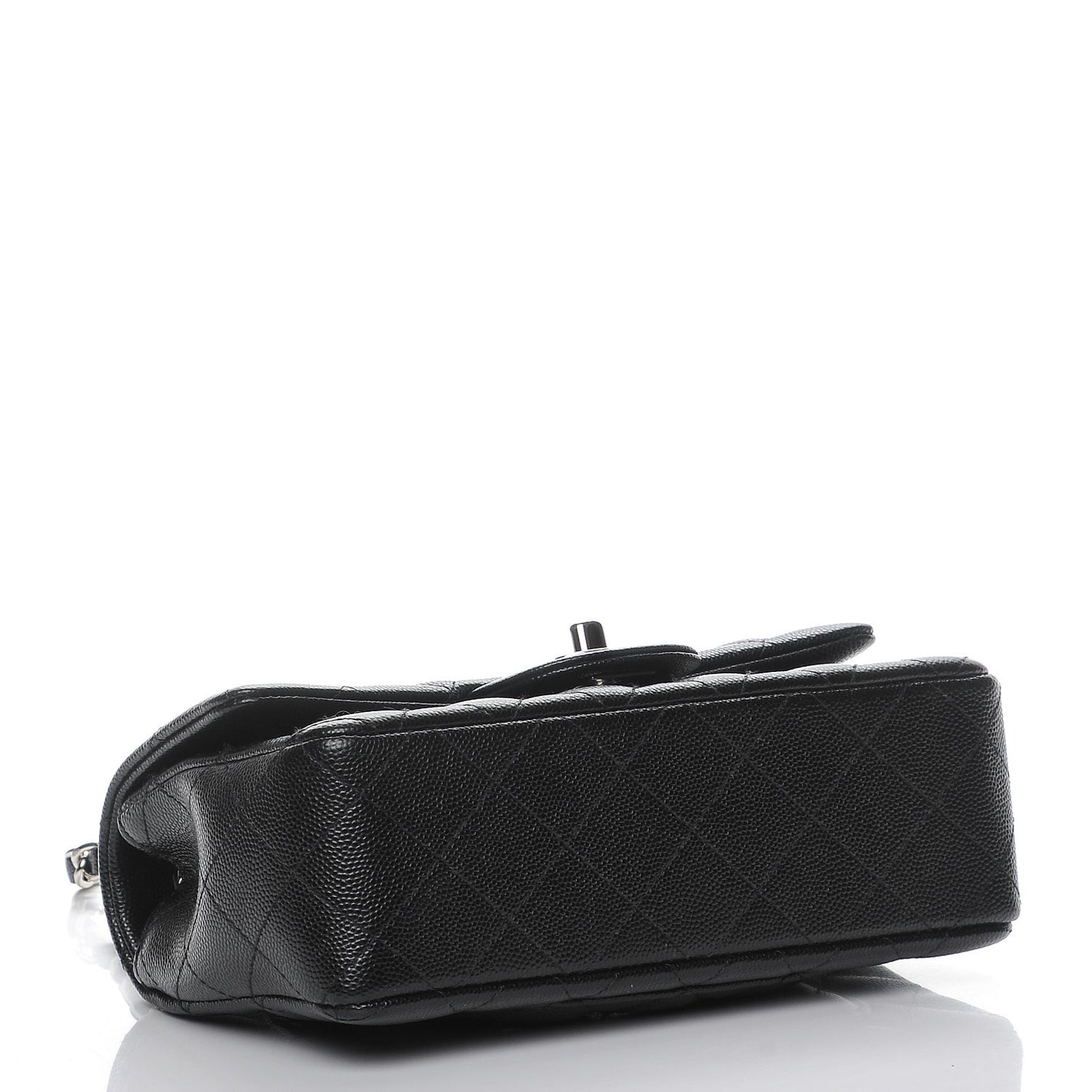 Caviar Quilted Mini Rectangular Flap Black