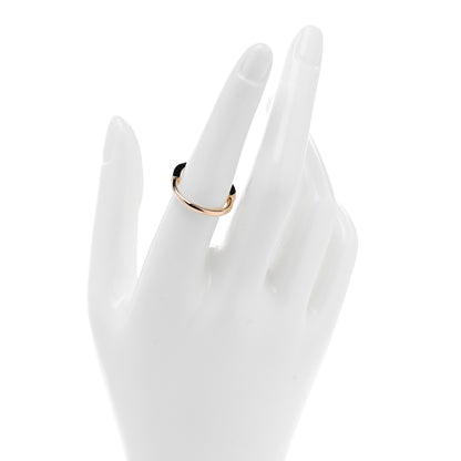 Tiffany 18K Rose Gold Lock Ring 50 5.5 2 of 6