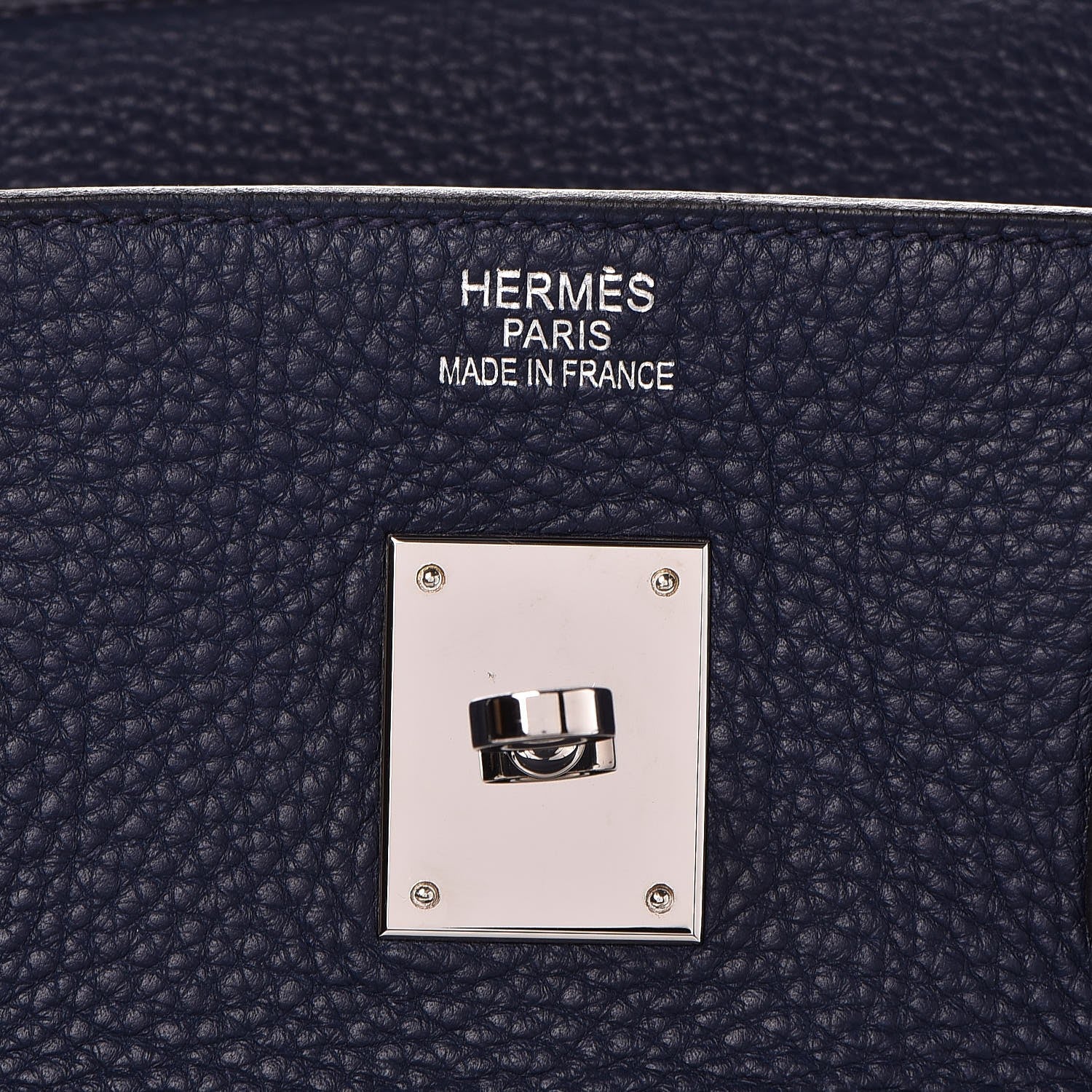 Hermes Taurillon Clemence Birkin 40 Bleu De Prusse 22 of 41