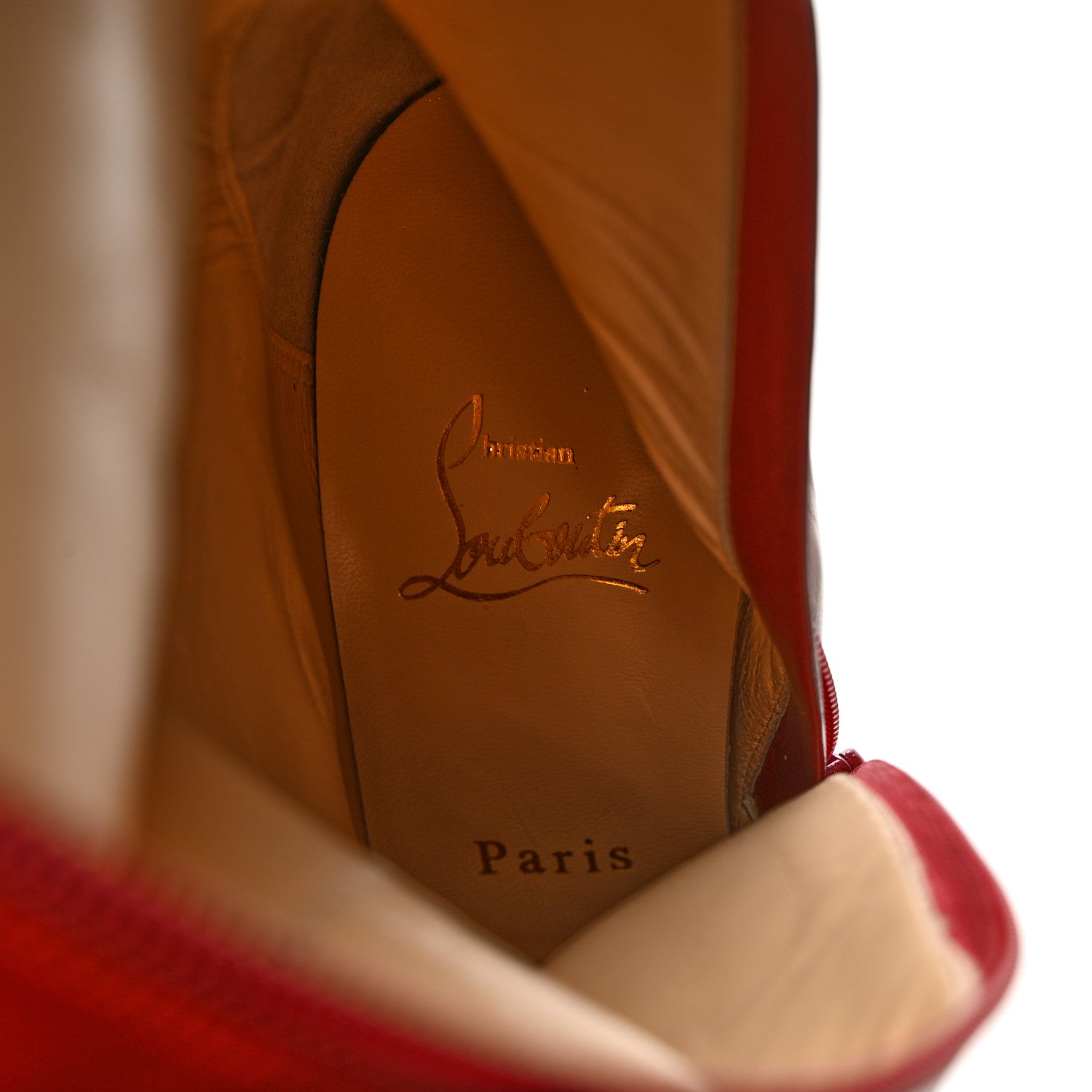 Christian Louboutin Nappa Armurabotta 100 Over The Knee Boots 39 Red 6 of 8