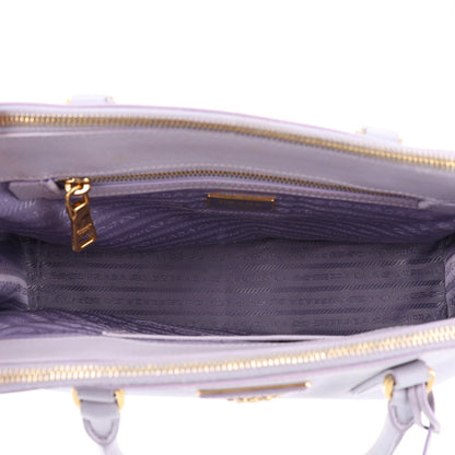 Prada Saffiano Small Galleria Double Zip Tote Glicine 5 of 10