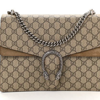 Gucci GG Supreme Monogram Medium Dionysus Shoulder Bag Taupe 8 of 14