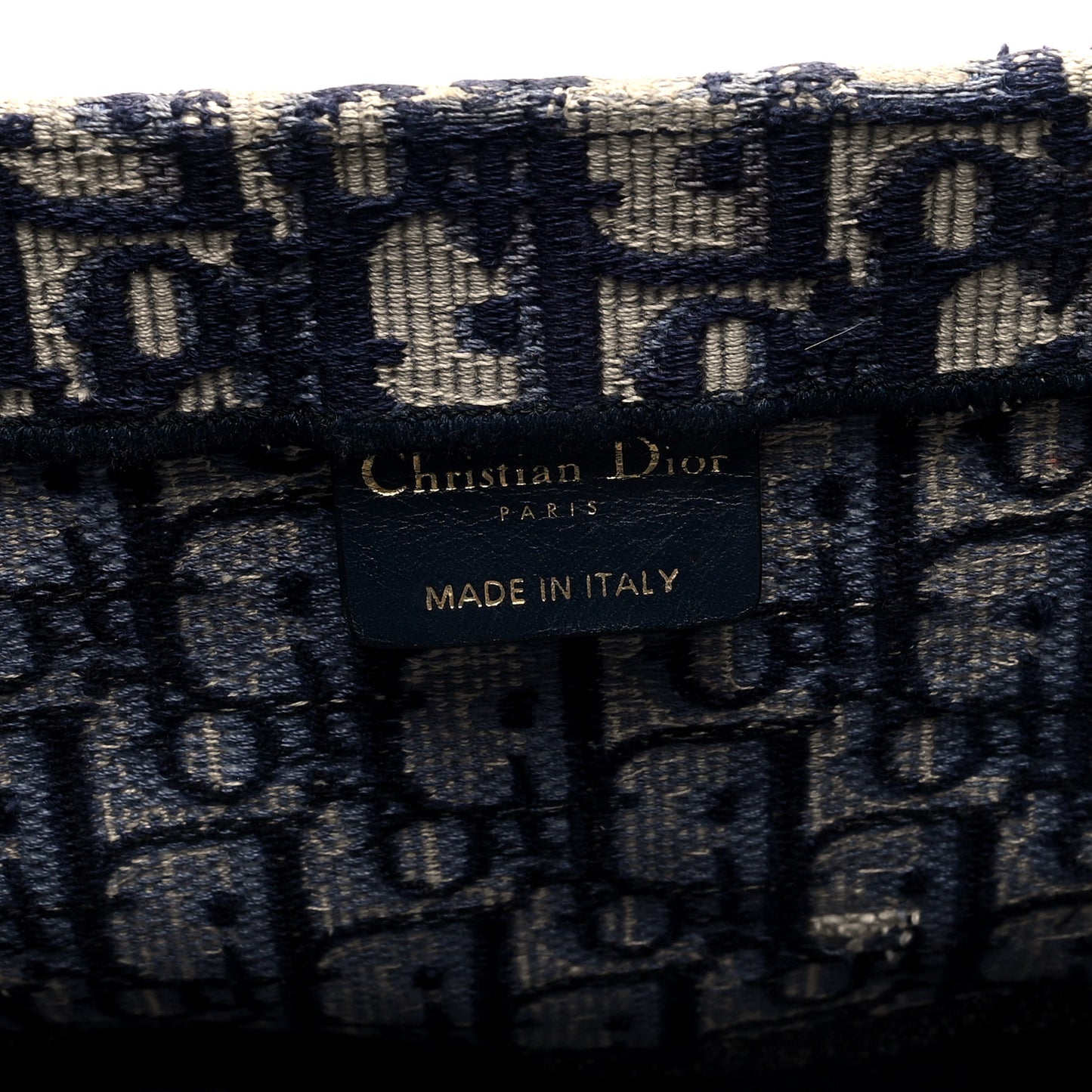 Oblique Large Book Tote Blue Multicolor