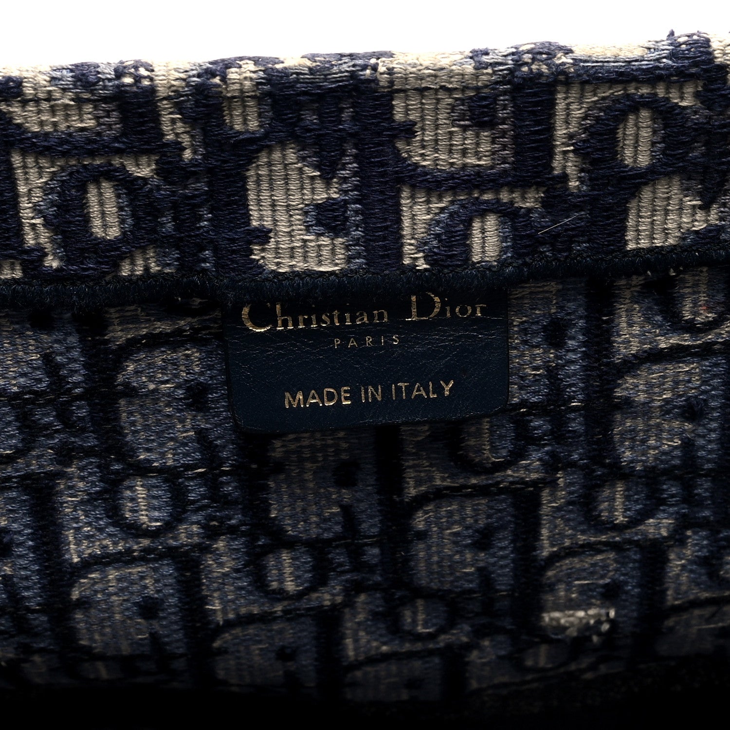 Christian Dior Oblique Large Book Tote Blue Multicolor 6 of 12