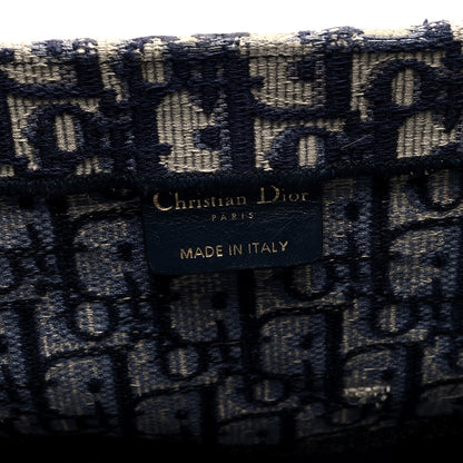 Christian Dior Oblique Large Book Tote Blue Multicolor 6 of 12