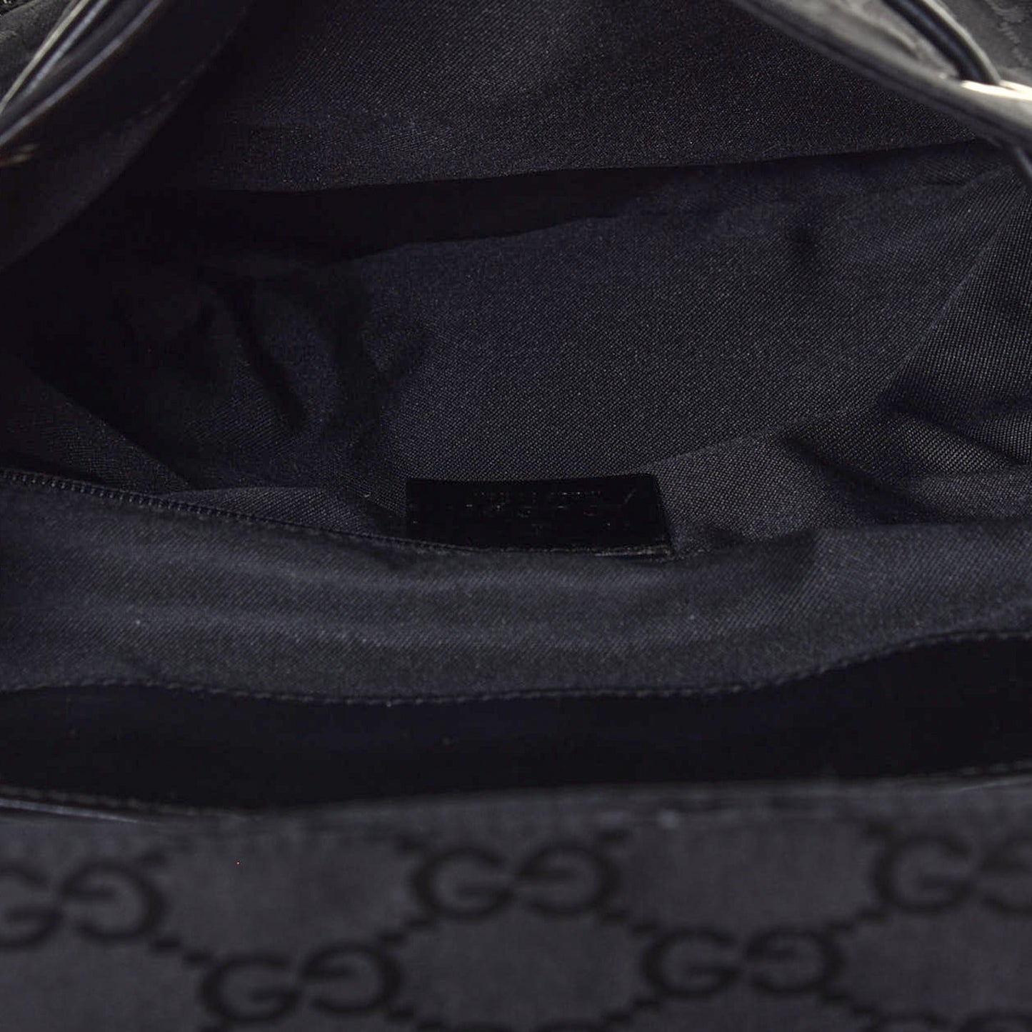 Nylon Monogram Backpack Black