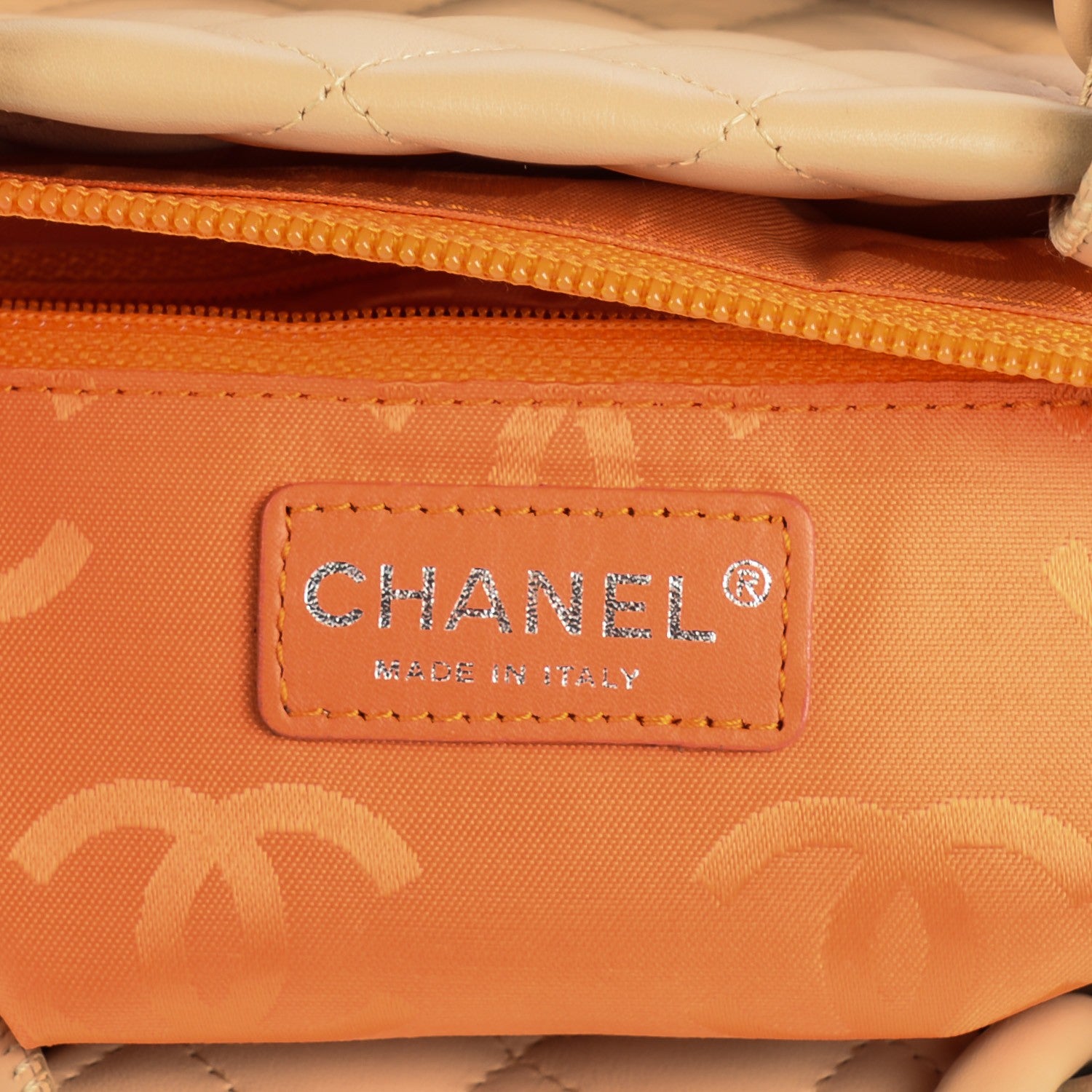 Chanel Calfskin Quilted Medium Cambon Tote Beige 7 of 8