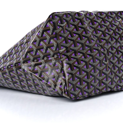 Goyard Goyardine Saint Louis Claire Voie GM Black Purple 8 of 9