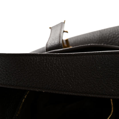 Saint Laurent Grained Deerskin Bea Tote Musk 12 of 14