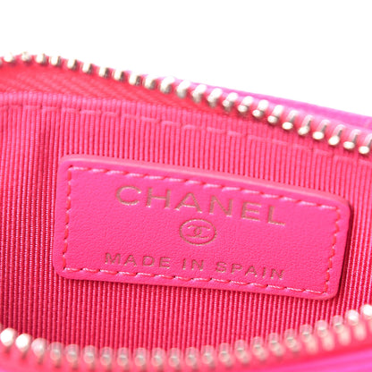 Chanel Goatskin Quilted Reissue Flap Zip Card Holder Pink 6 of 8