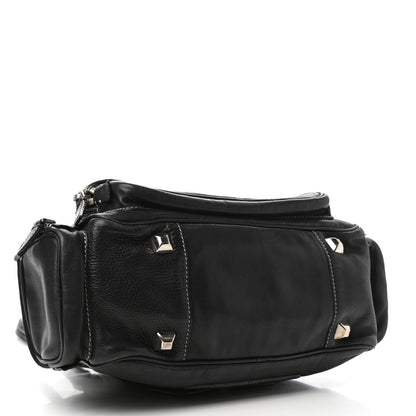 Prada Vitello Daino Satchel Black 5 of 10