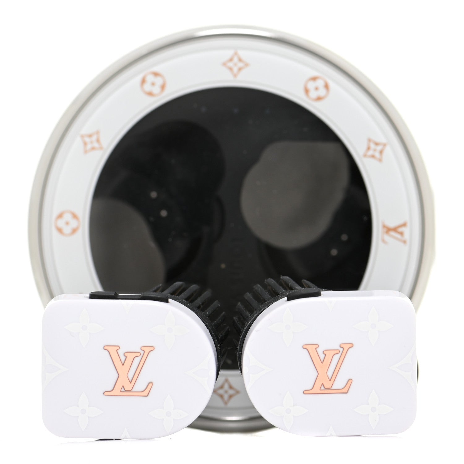 Louis Vuitton Acetate Monogram Horizon Wireless Earphones White 4 of 13