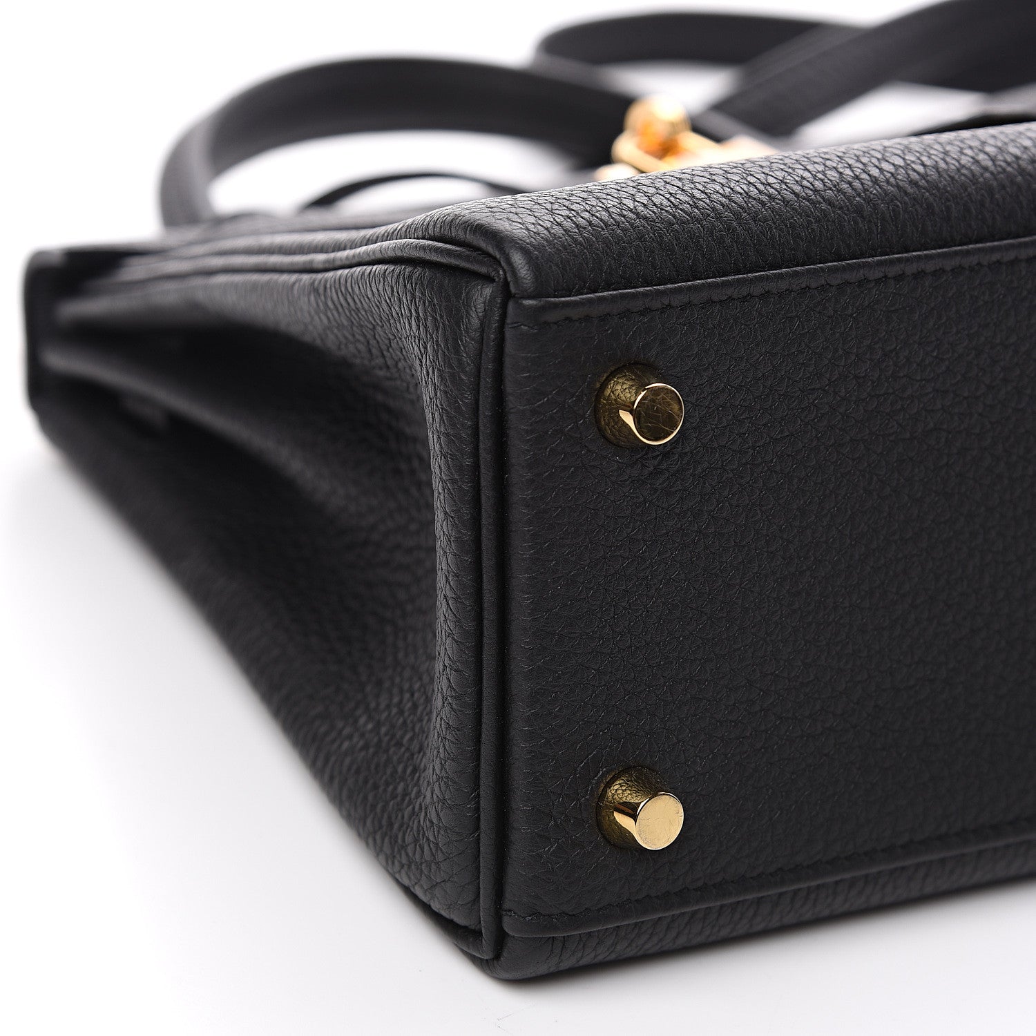 Hermes Togo Kelly Retourne 25 Black 7 of 9