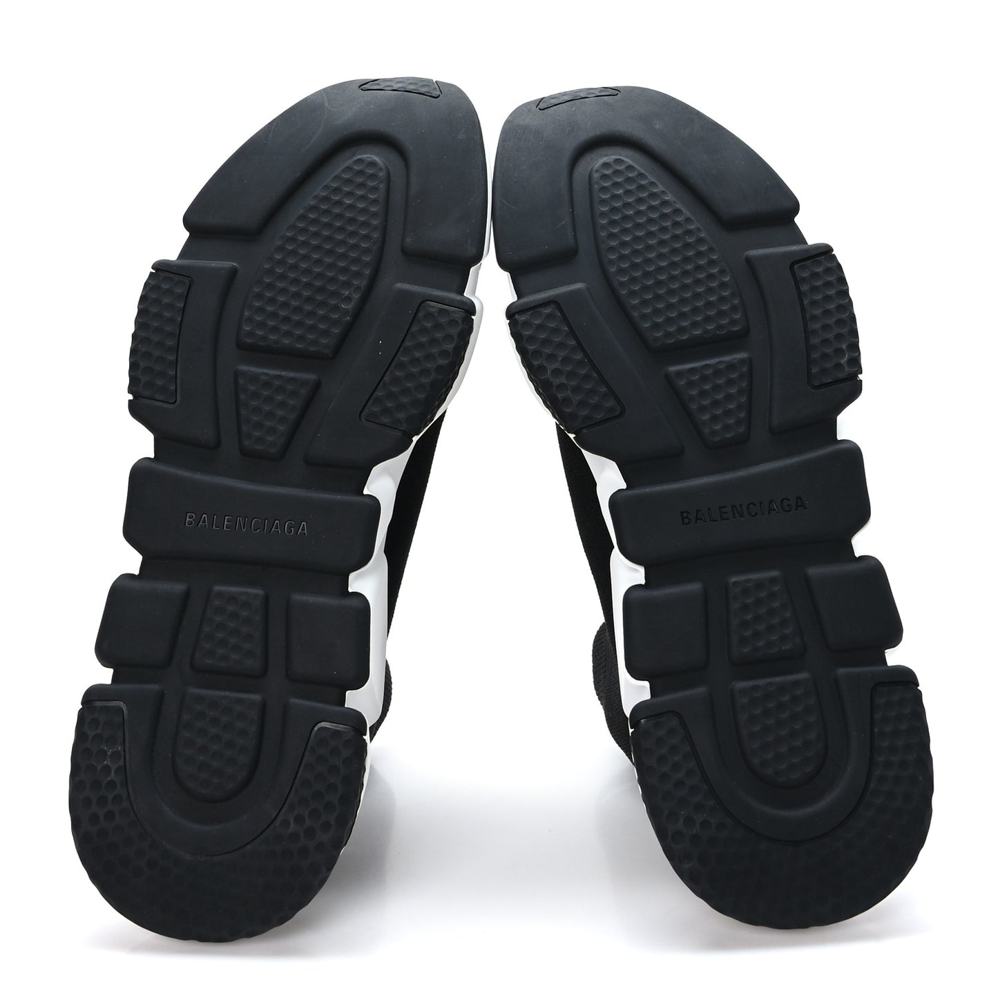 Neoprene Knit Mens Speed Sneakers 12 Black White