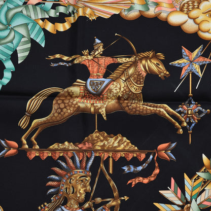 Hermes Silk Les Girouettes Scarf 90 6 of 10
