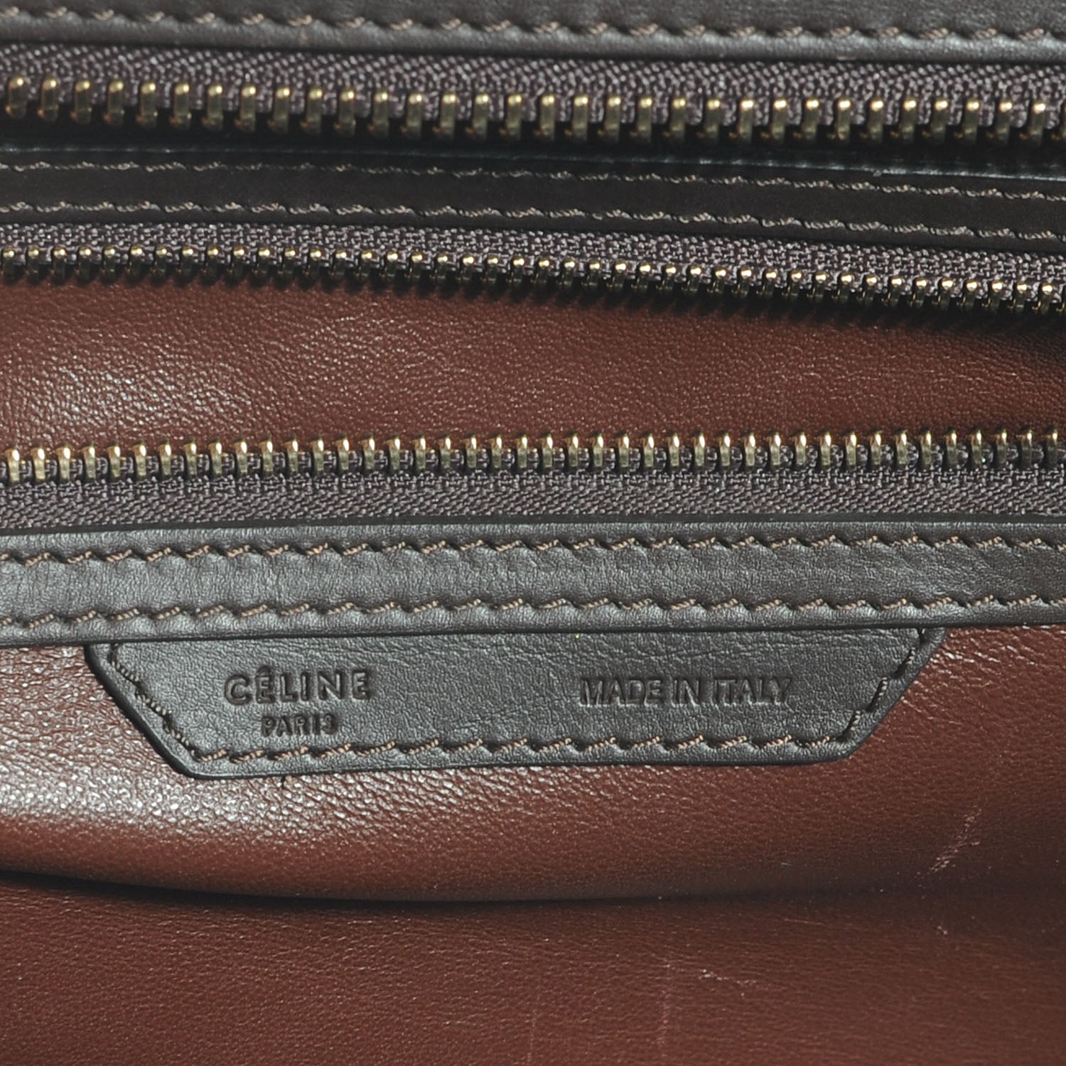 Celine Python Mini Tri-Color Luggage Cobalt 6 of 8