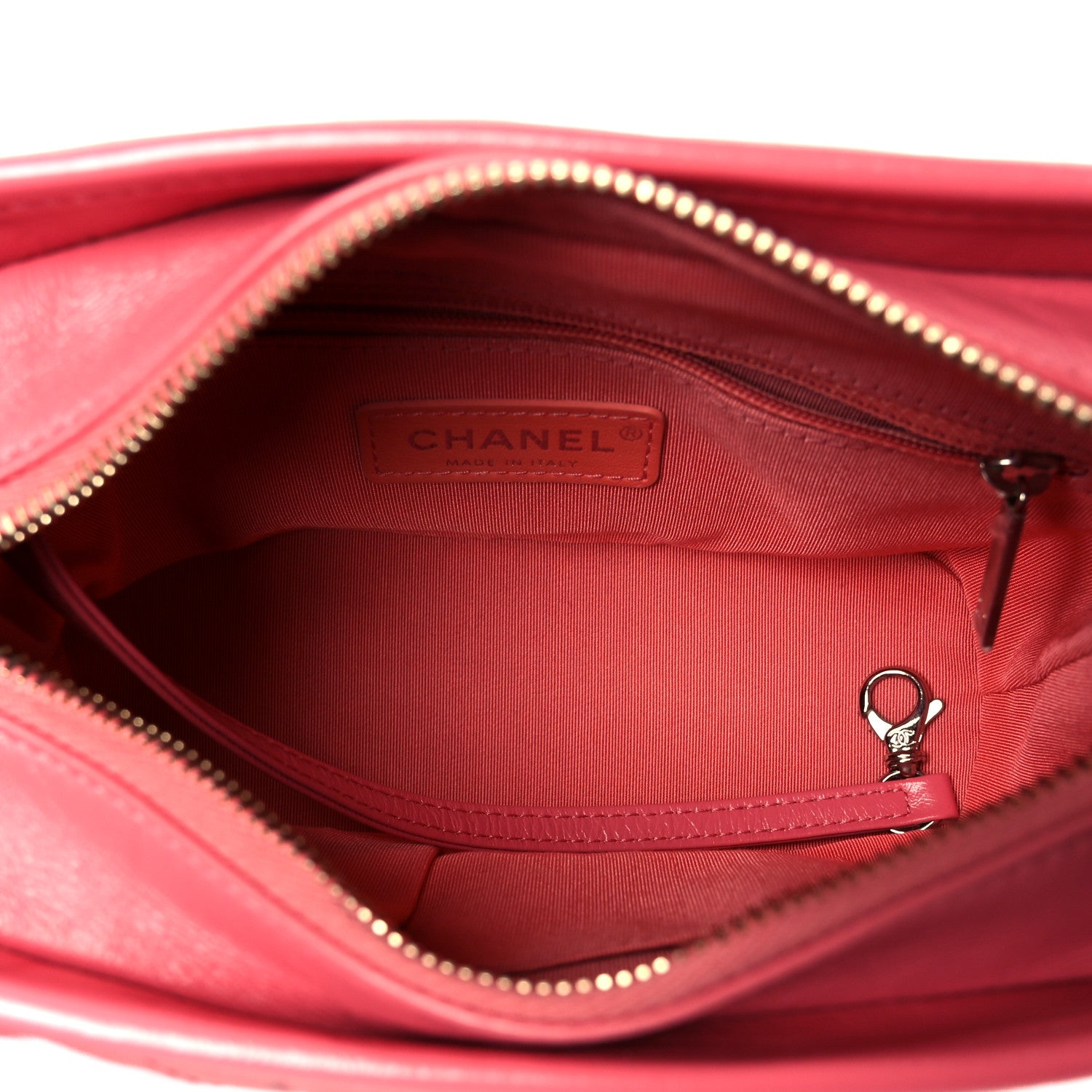 Chanel Aged Calfskin Quilted Small Gabrielle Hobo Pink 5 of 10