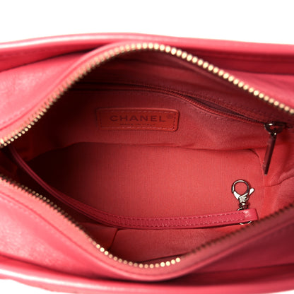 Chanel Aged Calfskin Quilted Small Gabrielle Hobo Pink 5 of 10