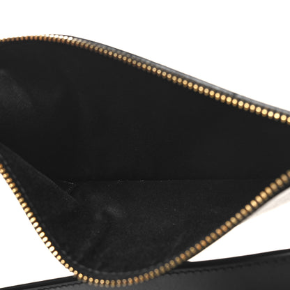 Saint Laurent Smooth Calfskin Maxi Trapezoid Shopping Tote Black 3 of 7