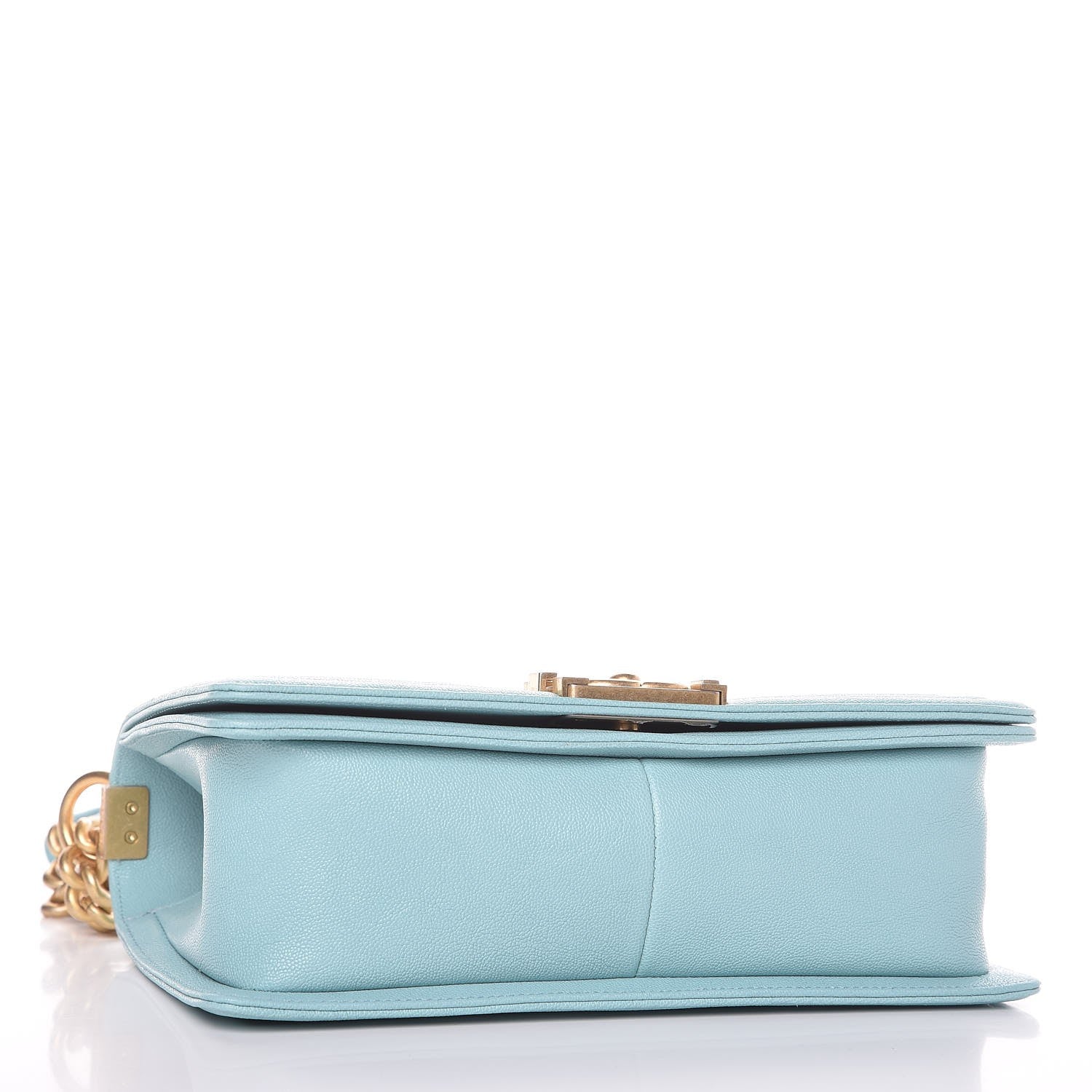 Chanel Caviar Quilted Medium Boy Flap Light Blue 4 of 8