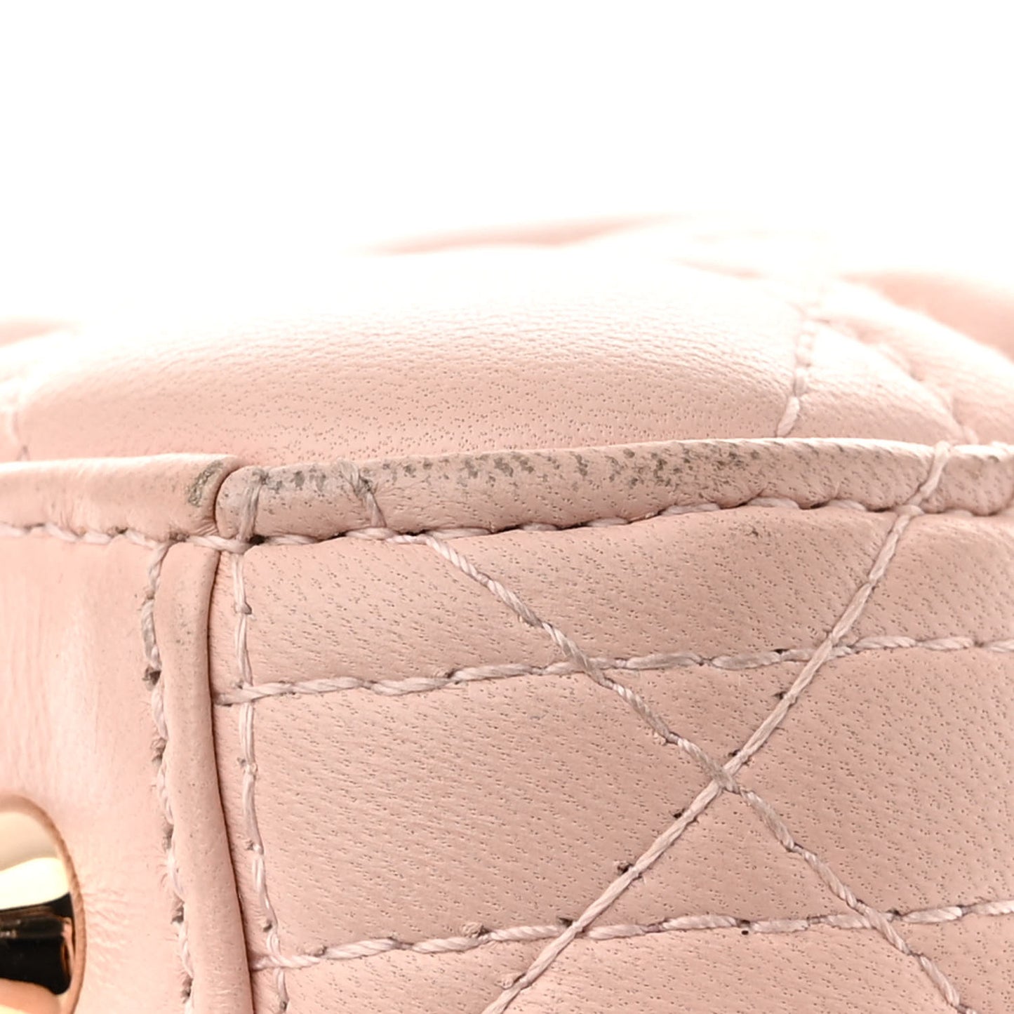 Lambskin Cannage Medium Lady Dior Light Pink