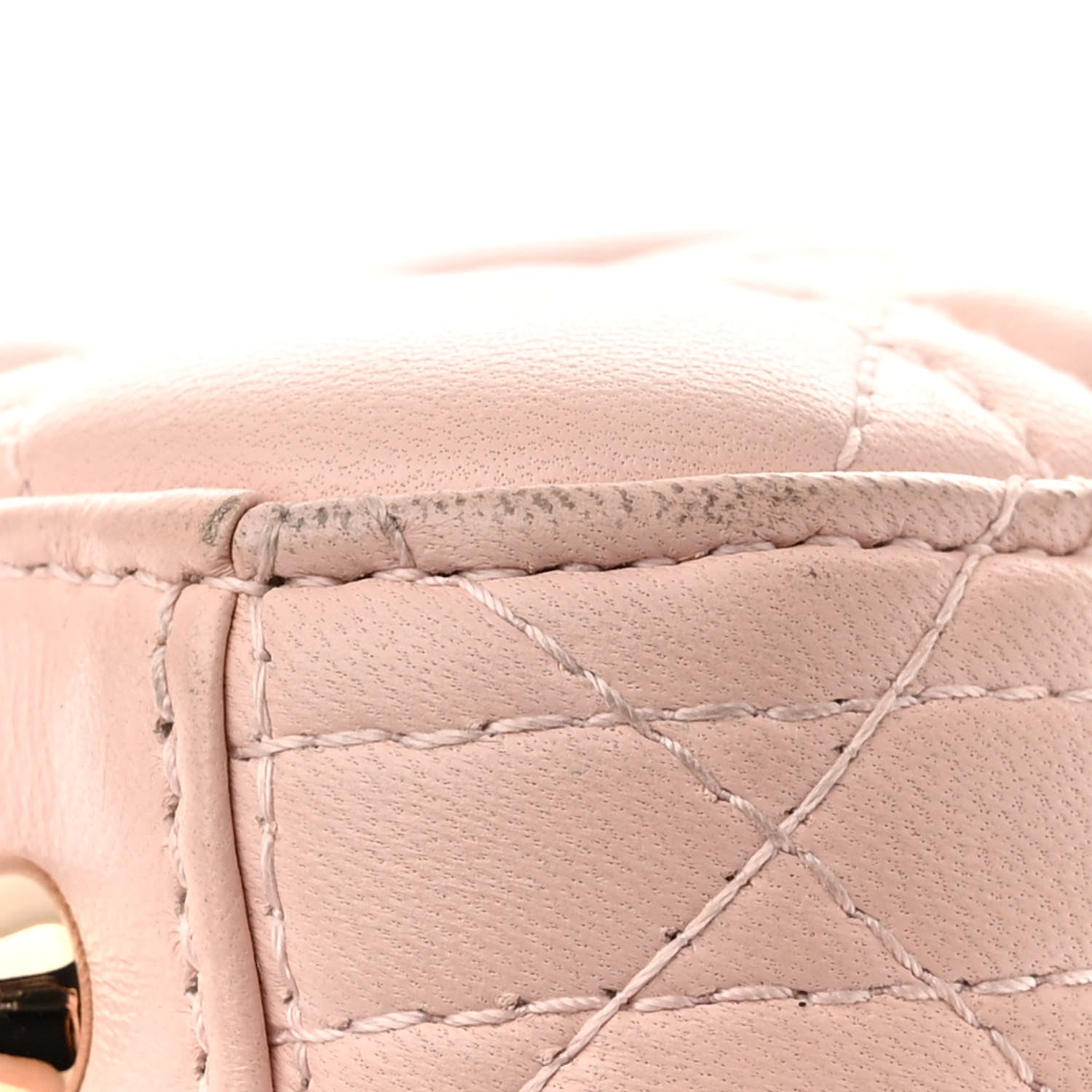 Christian Dior Lambskin Cannage Medium Lady Dior Light Pink 12 of 16