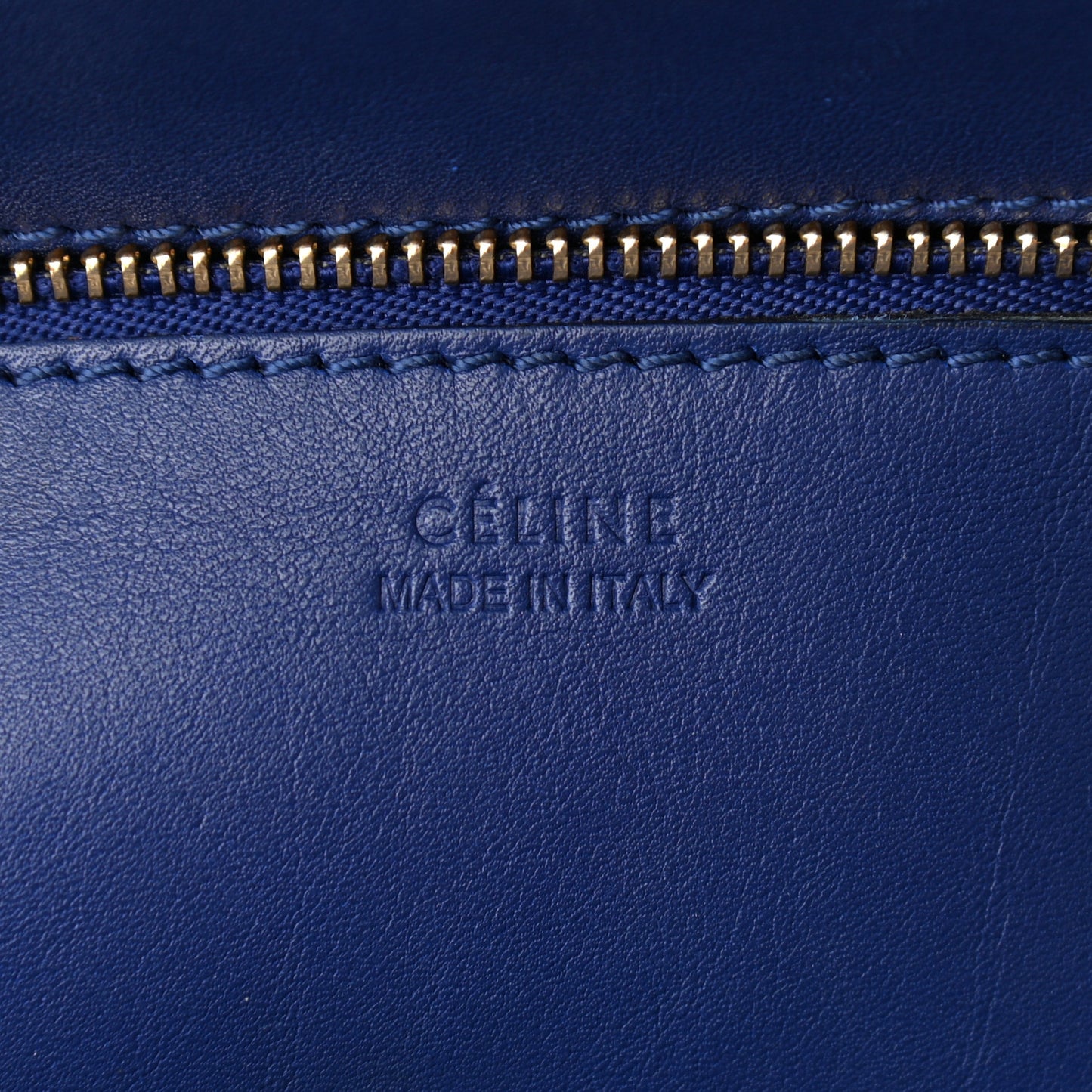Smooth Calfskin Small Tie Knot Tote Dark Indigo