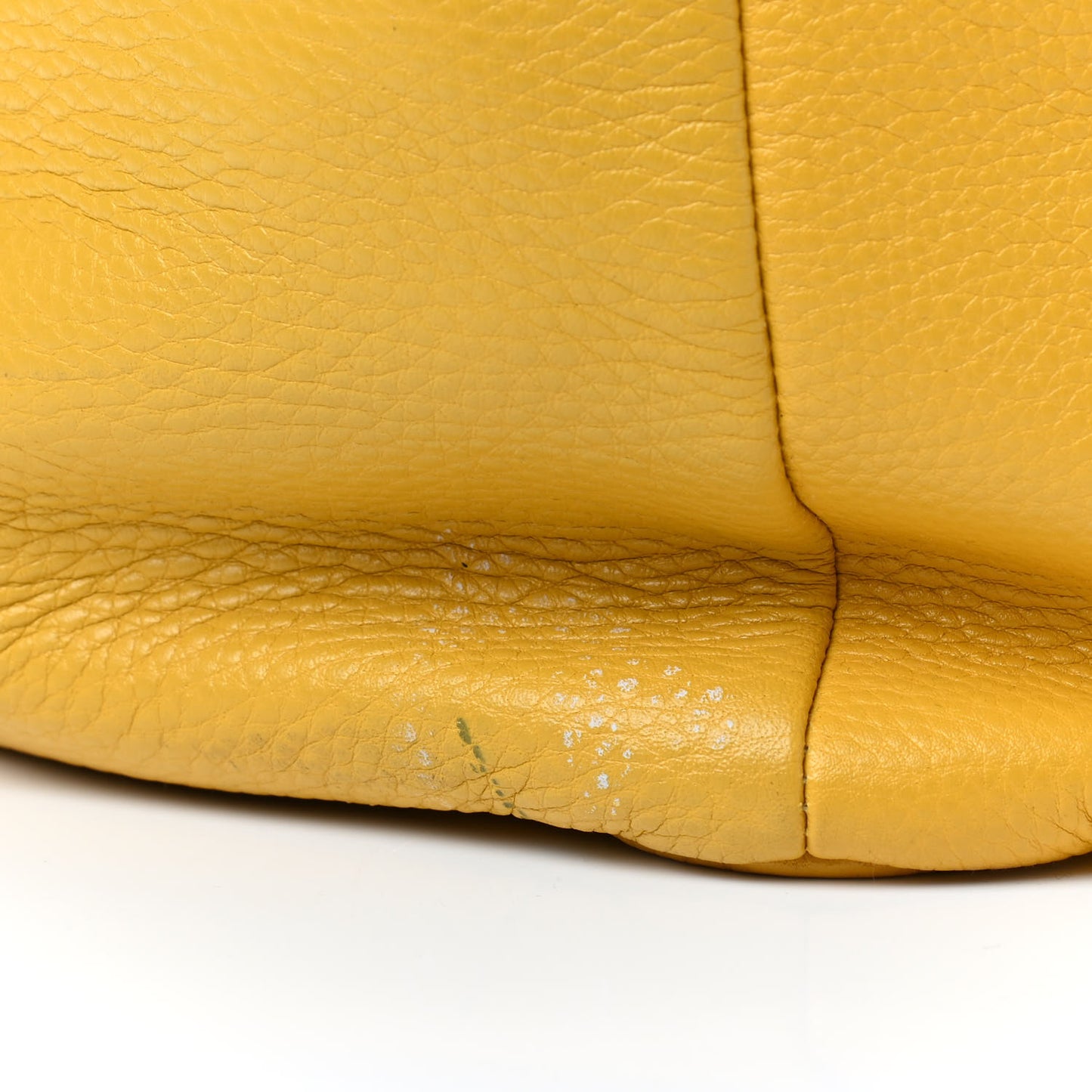 Vitello Daino Side Zip Tote Mimosa