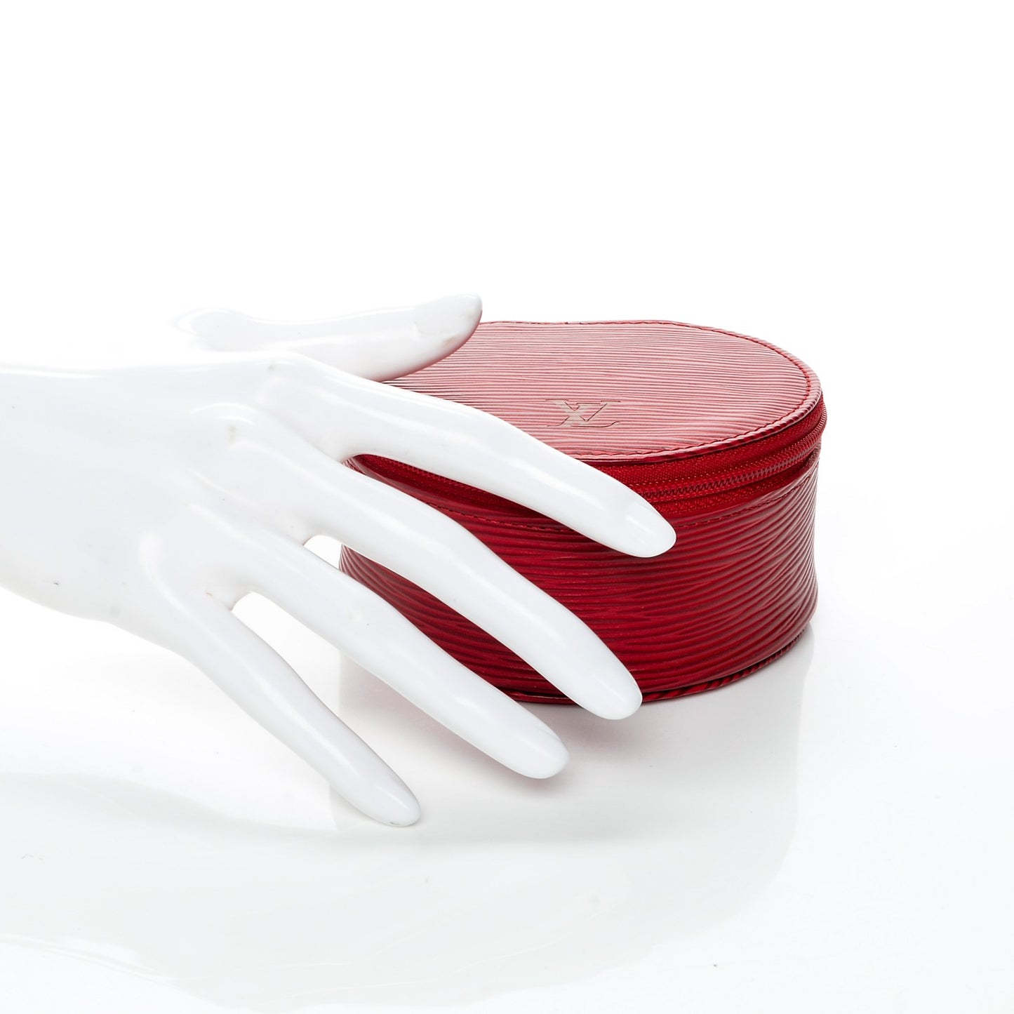 Epi Ecrin Bijoux 10cm Jewelry Box Case Red