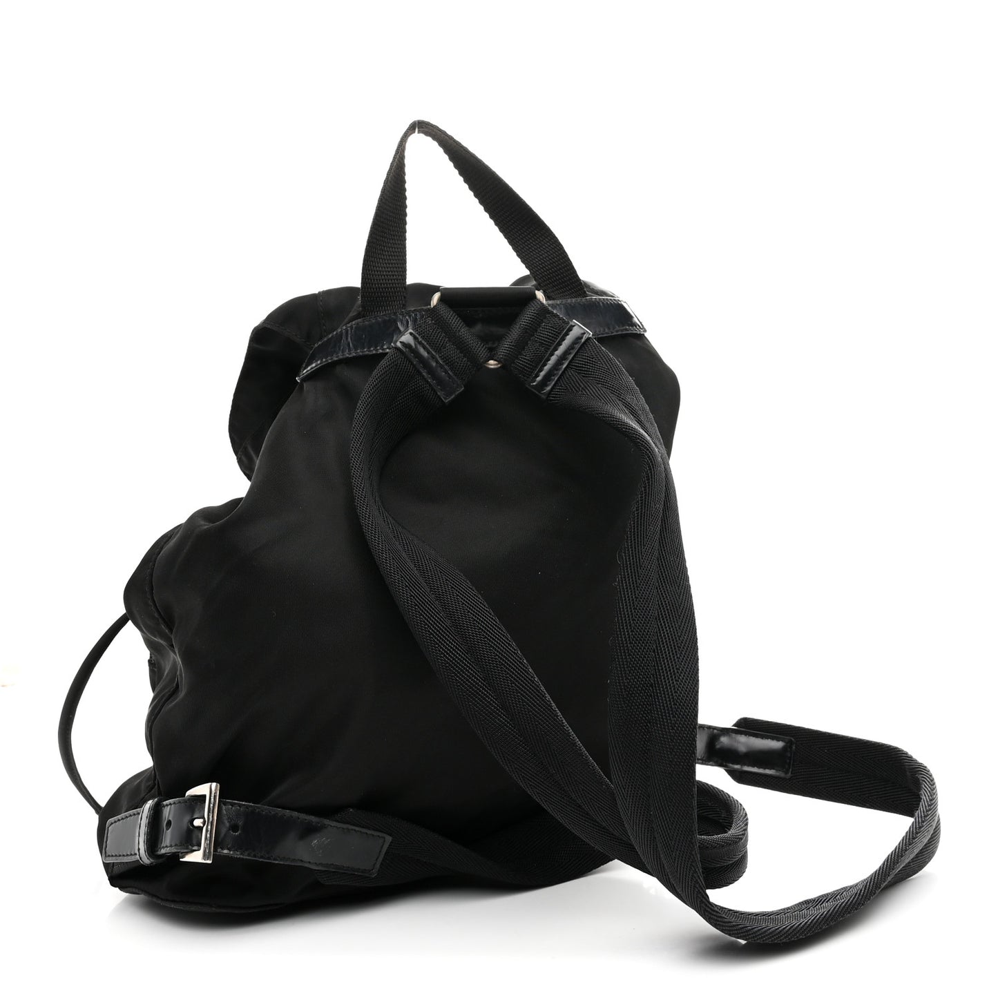 Tessuto Nylon Vela Cinch Backpack Black