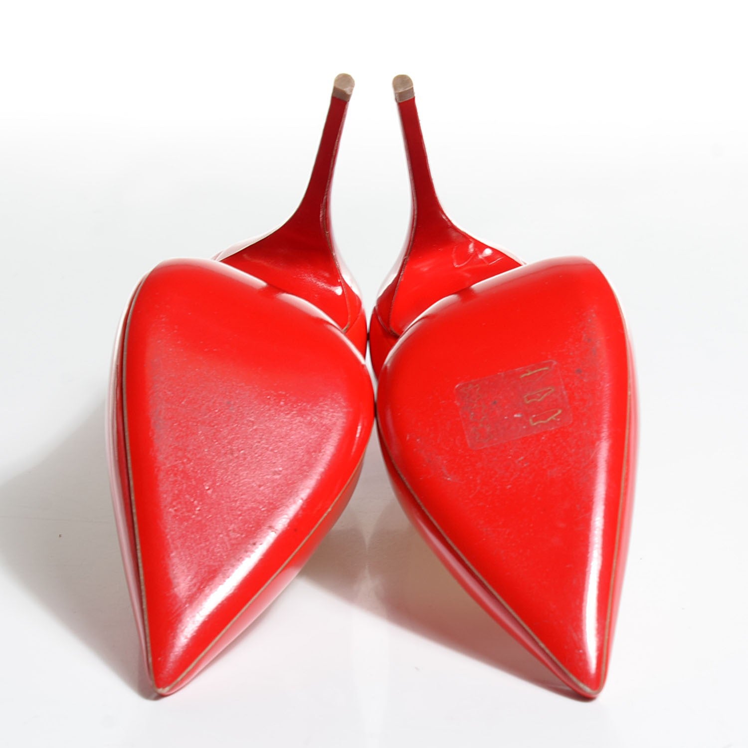 Christian Louboutin Patent So Kate 120 Pumps 38 Red 6 of 7
