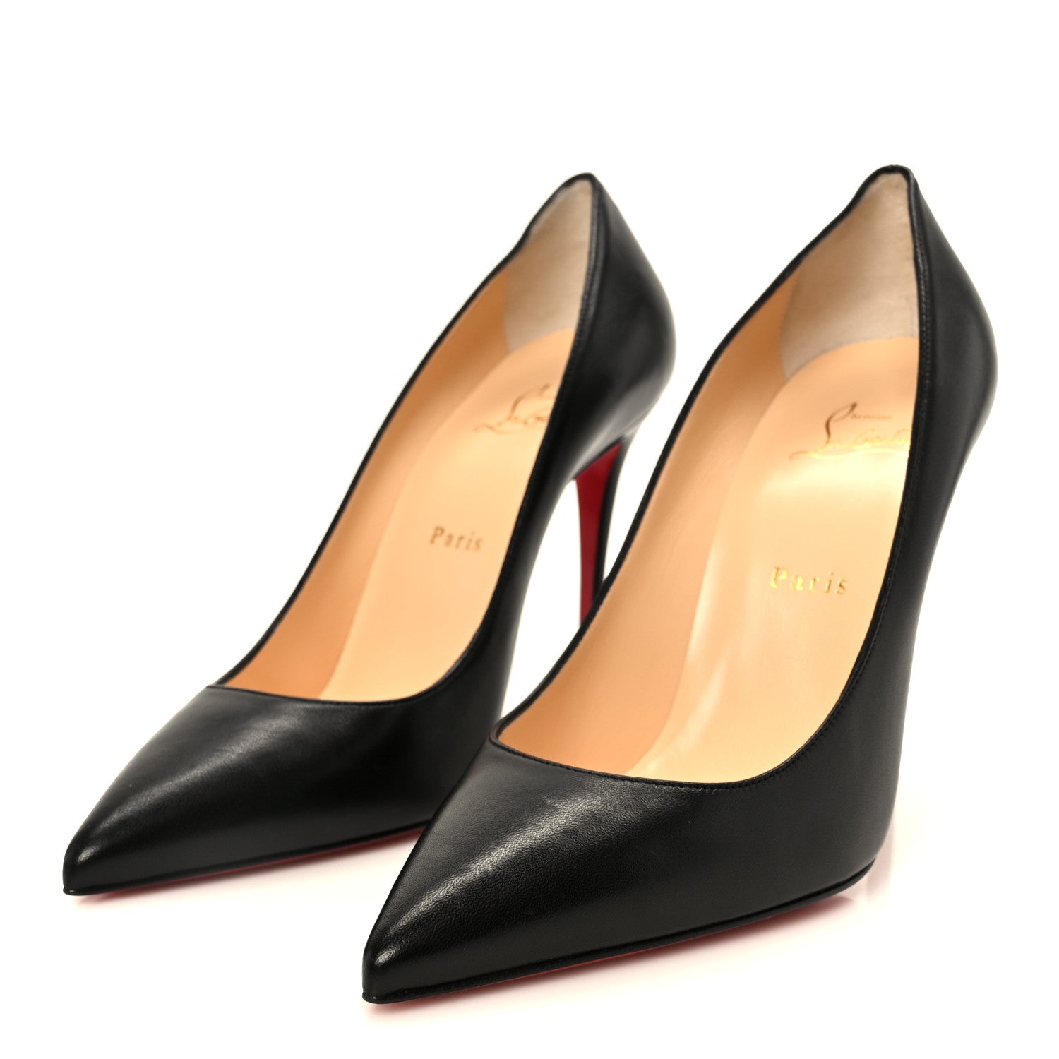Christian Louboutin Shiny Nappa Kate 100 Pumps 39.5 Black 4 of 10