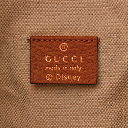 Gucci X DISNEY Mini Vintage GG Supreme Monogram Mickey Mouse Medium Backpack Beige Vintage Sun Oil 6 of 9