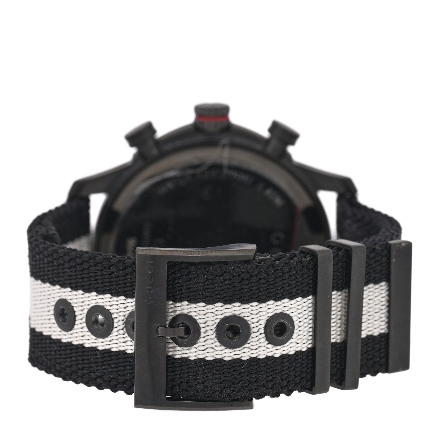 Gucci Stainless Steel Nylon 44mm G-Timeless Chronograph Quartz Watch Black 3 of 5