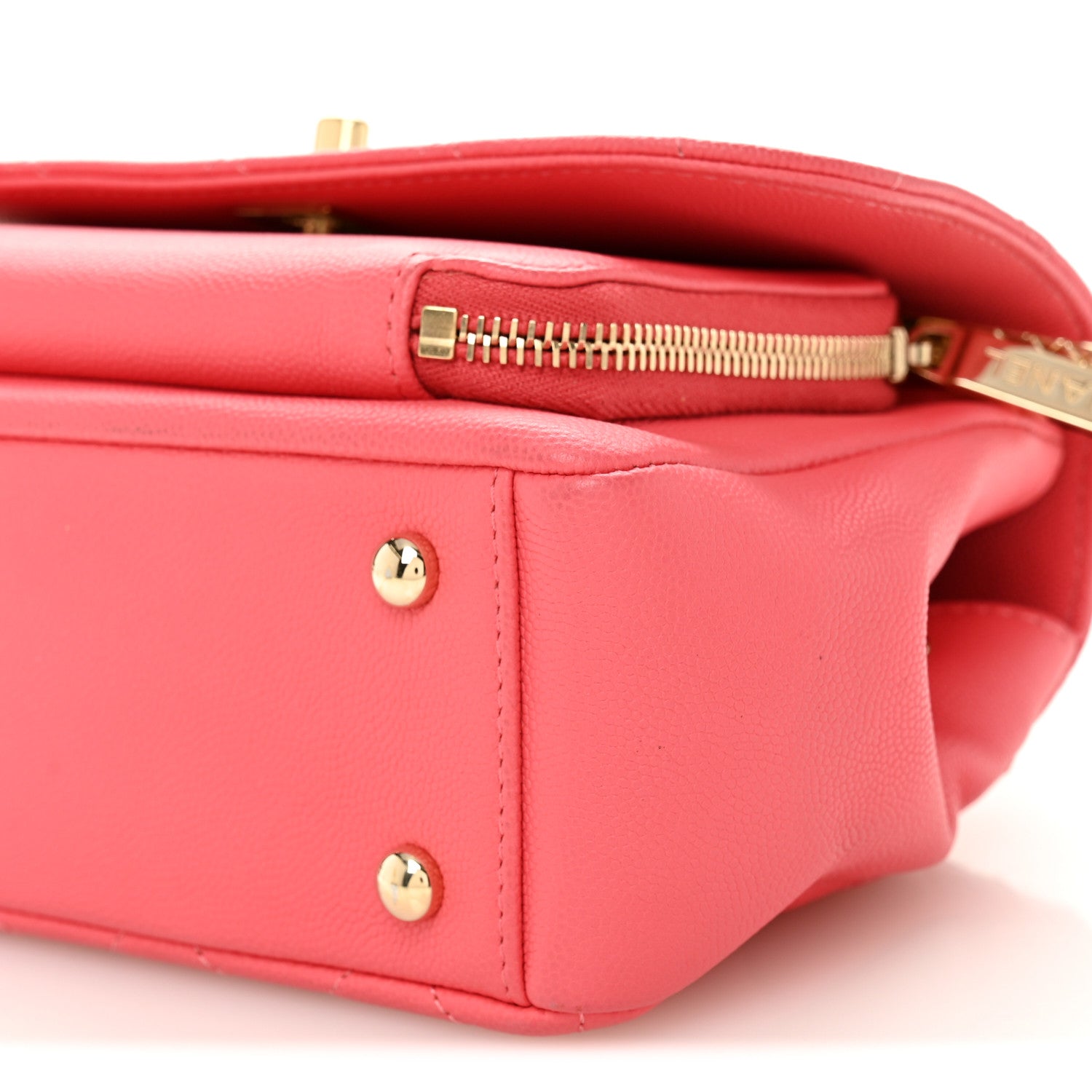 Chanel Caviar Quilted Small Business Affinity Flap Coral 10 of 11