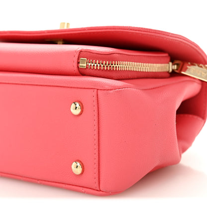 Chanel Caviar Quilted Small Business Affinity Flap Coral 10 of 11