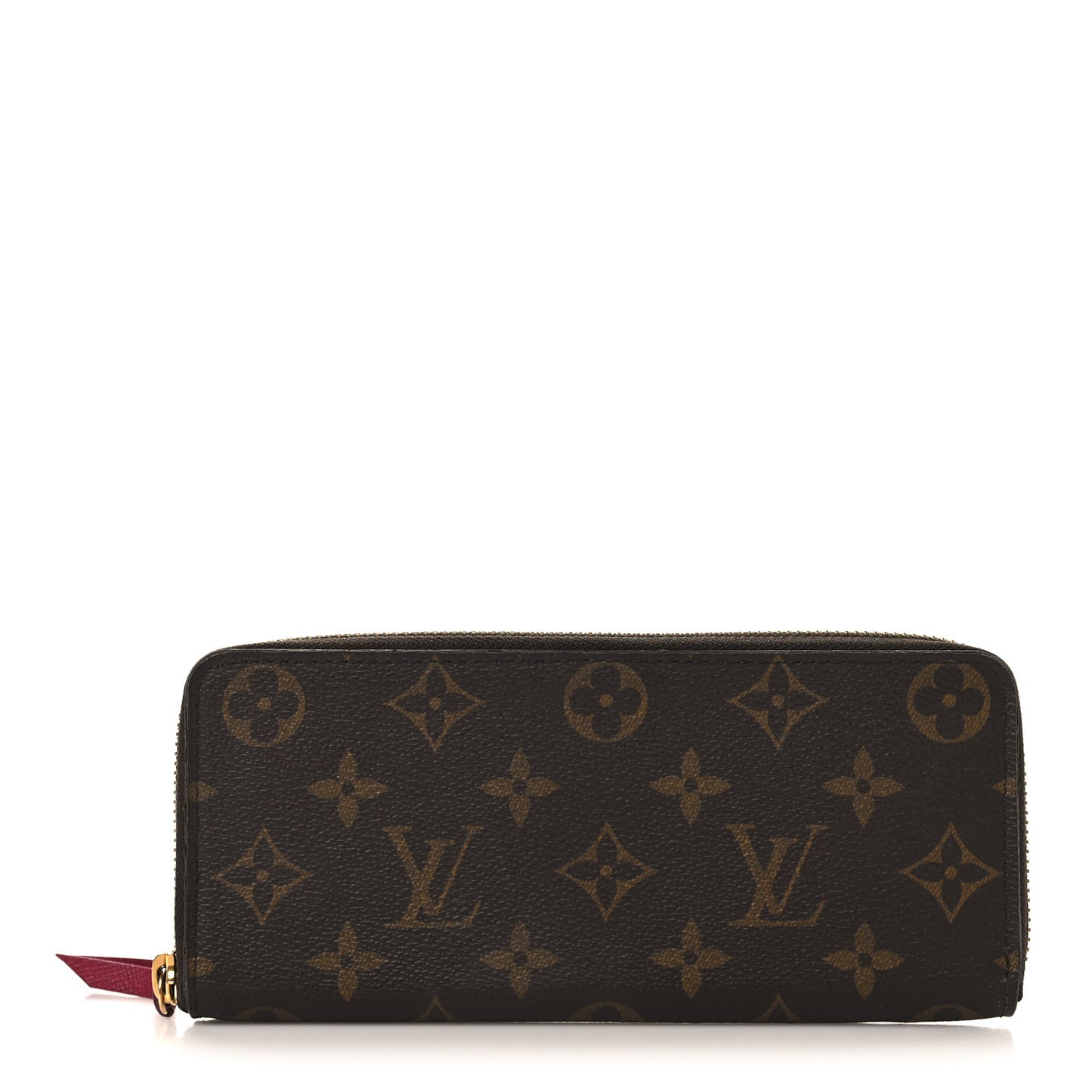 Monogram Clemence Wallet Fuchsia