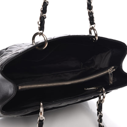 Chanel Caviar Quilted Grand Shopping Tote GST Black 5 of 8