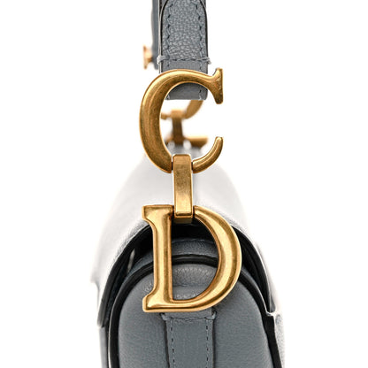 Christian Dior Goatskin Micro Saddle Bag Cloud Blue 11 of 12