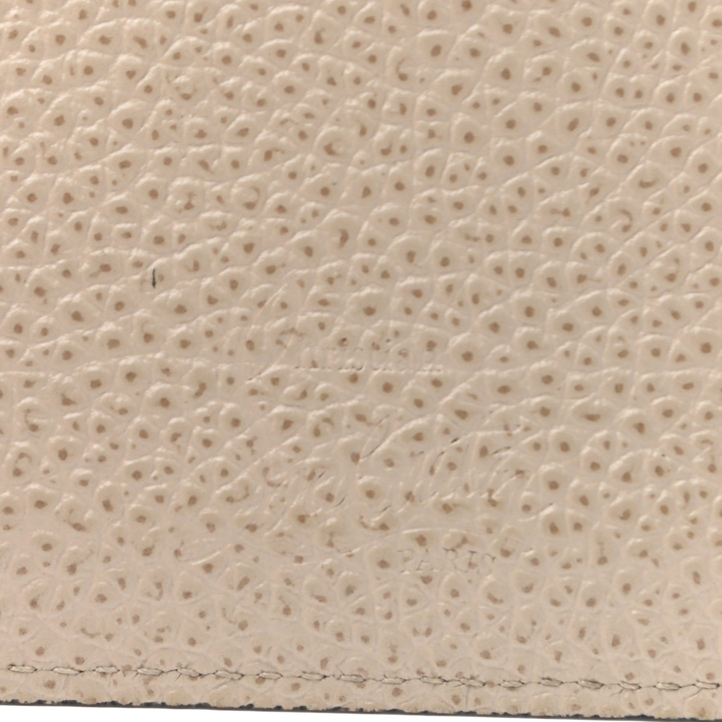 Calfskin Paris Spikes Kios Card Holder Cream