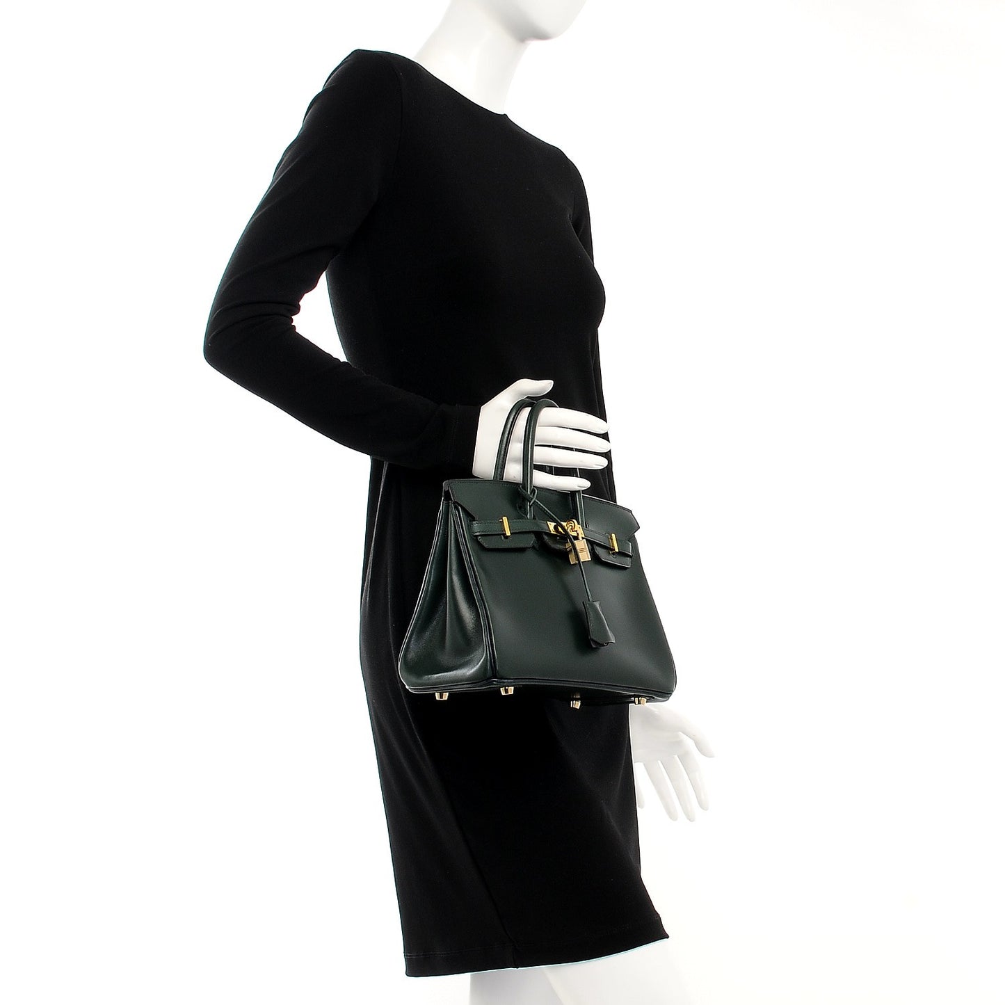 Box Birkin 25 Vert Fonce